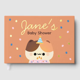 Schattige eenvoudig leuk verjaardagsfeestje gastenboek