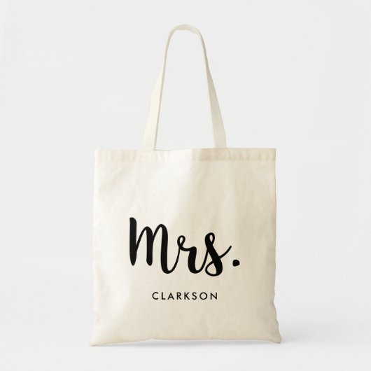 Schattige eenvoudige mevrouw tote bag (Voorkant)