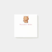 Schattige Eenvoudige Oranje Kat Post-it® Notes (Voorkant)