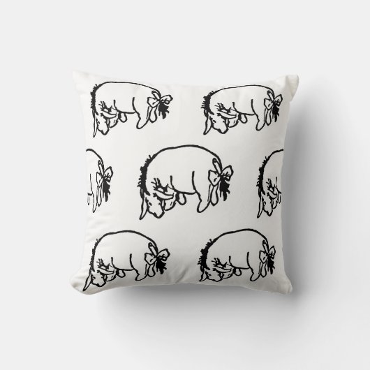 Schattige Eeyore Kussen (Voorkant)