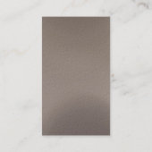 Schattige effen rood beige designer Visitekaartje (Achterkant)