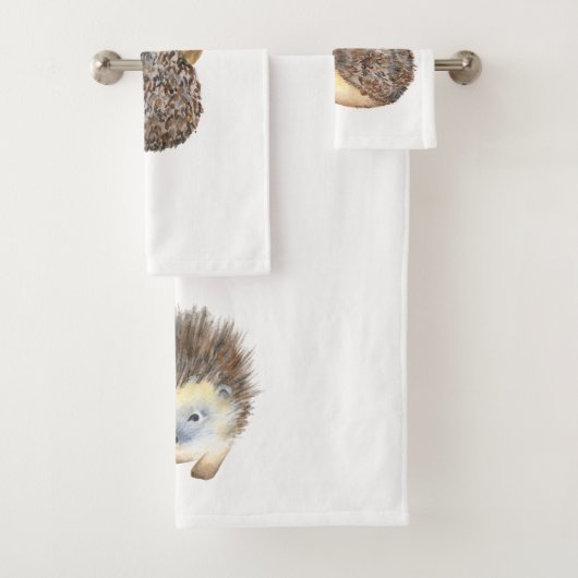 Schattige egel bad handdoek (Insitu)