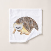 Schattige egel bad handdoek (Wasdoekje)