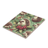 Schattige egel patroon tegeltje (Zijkant)