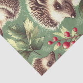 Schattige  egel patroon tissuepapier (Detail)