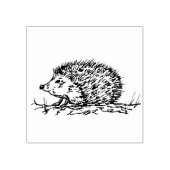 Schattige egel 	rubberstempel (Afrduk)