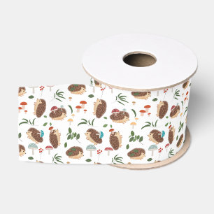 Schattige Egelmushroomen Bosdier Grosgrain Lint