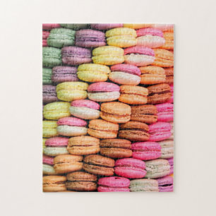 Schattige eigenzinnige kleurrijke Macaroons Legpuzzel