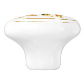 Schattige Elegant Kat Keramische Knop (Zijkant)