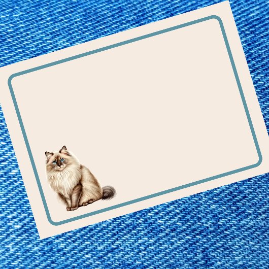 Schattige Elegant Ragdoll Cat Post-it® Notes