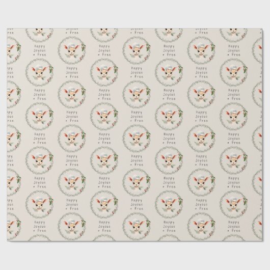 Schattige & Elegant Sober Support Kerstcadeau Cadeaupapier (Vlak)