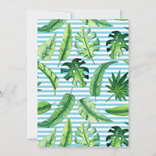 Schattige Elephant, Lion, en Monkey Oerwoud Baby s Kaart (Achterkant)