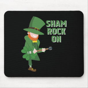 Schattige Elf die Shamrock Gitaar Speelt - St. Pat Muismat
