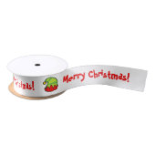 Schattige elf pet aangepaste kerstlint voor cadeau lint (Spoel)