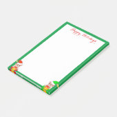 Schattige elfen op wit post-it® notes (Schuin)