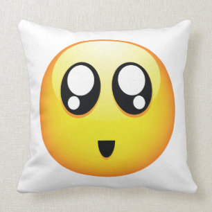 Schattige emoticon kussen
