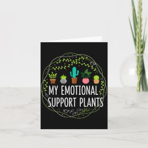 Schattige emotionele ondersteuningscactus stemming kaart