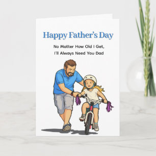 Schattige emotionele Vaderdag-groet Kaart