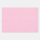 Schattige en Elegant "Beste Moeder Ooit" Wit Hart  Inpakpapier Vel (Voorkant 2)