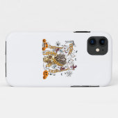 Schattige en Funny Spooky Evil Cats Case-Mate iPhone Case (Achterkant (horizontaal))