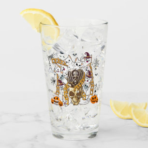 Schattige en Funny Spooky Evil Cats Glas