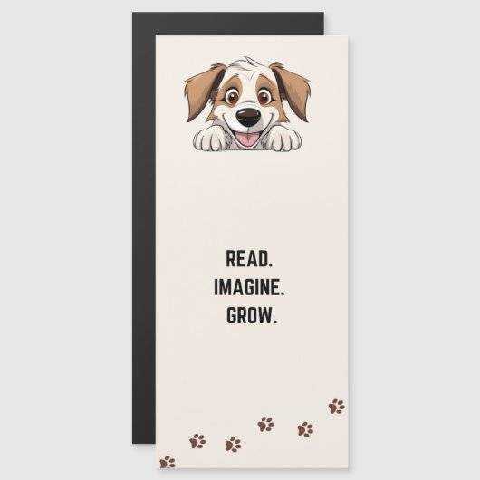 Schattige en Grappig piekend hond Bladwijzer met Q (Voorkant / Achterkant)