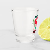 Schattige en Grappig Santa's Sloth Slow Ho Ho Shot Glas (Links)