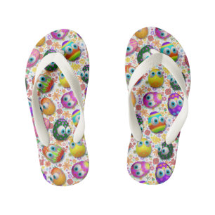 Schattige en grappige Pasen eieren Cartoon Kinder Teenslippers