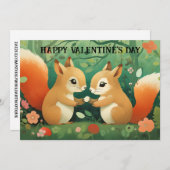 Schattige en grappige Valentijnsdag voor kinderen Feestdagenkaart (Voorkant / Achterkant)