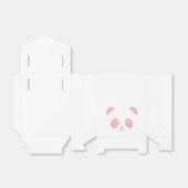 Schattige en knuffelroze Panda Favor doos Bedankdoosjes (Uitgevouwen)
