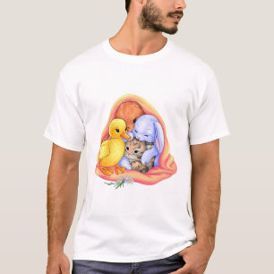 Schattige en schattige dieren T-shirt Design