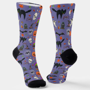 Schattige en spookachtig Halloween Sokken