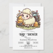 Schattige Enchanted Sheep Baby shower