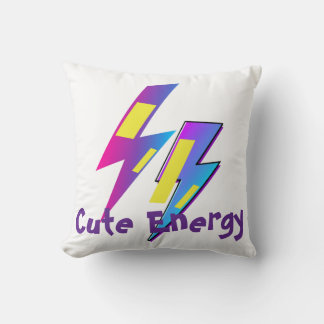 Schattige Energie Bliksem Kawaii Baby Rompertje Kussen