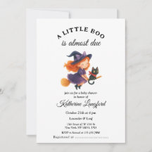 Schattige engel op komst Halloween baby shower