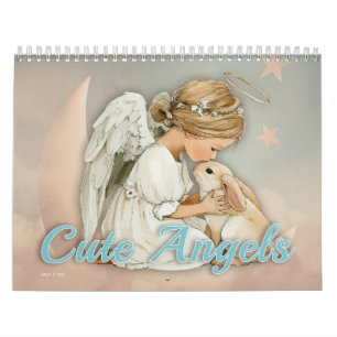 Schattige engelen kalender