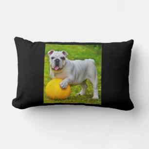 Schattige Engels Bulldog Basketbal Bulldog Lover G Kussen