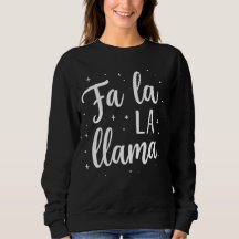 Schattige “Fa La La Llama” Kersttrui