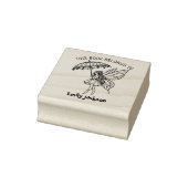 Schattige Fairy  Boek Rubberstempel (Stempel)