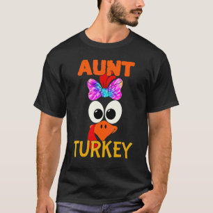 Schattige Familie Overeenkomstige Tante Kalkoen Ta T-shirt