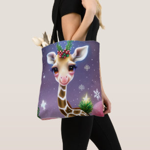 Schattige Fantasy Baby Giraffe met Holly Draagtas