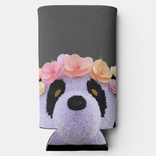 Schattige feest als een Panda Naam Seltzer Koelbox (Achterkant)