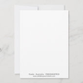 Schattige - Feestdier - Koala - Uitnodiging (Achterkant)