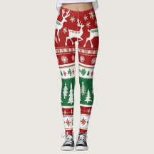 Schattige felrood groen kersttrui