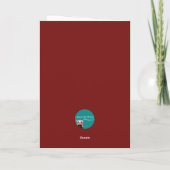 Schattige Ferret Fun Foto Verjaardag Kaart (Achterkant)