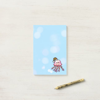 Schattige Festieve Kwallen Cartoon Post-it® Notes