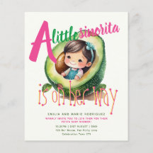 Schattige Fiesta Meisje Baby shower Sinorita BUDGE