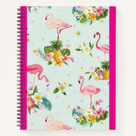 Schattige flamingo  notitieboek