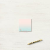 Schattige Flamingo's Post-it® Notes (Op bureau)