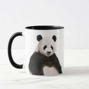 Schattige Fluffy Panda Beer Mok